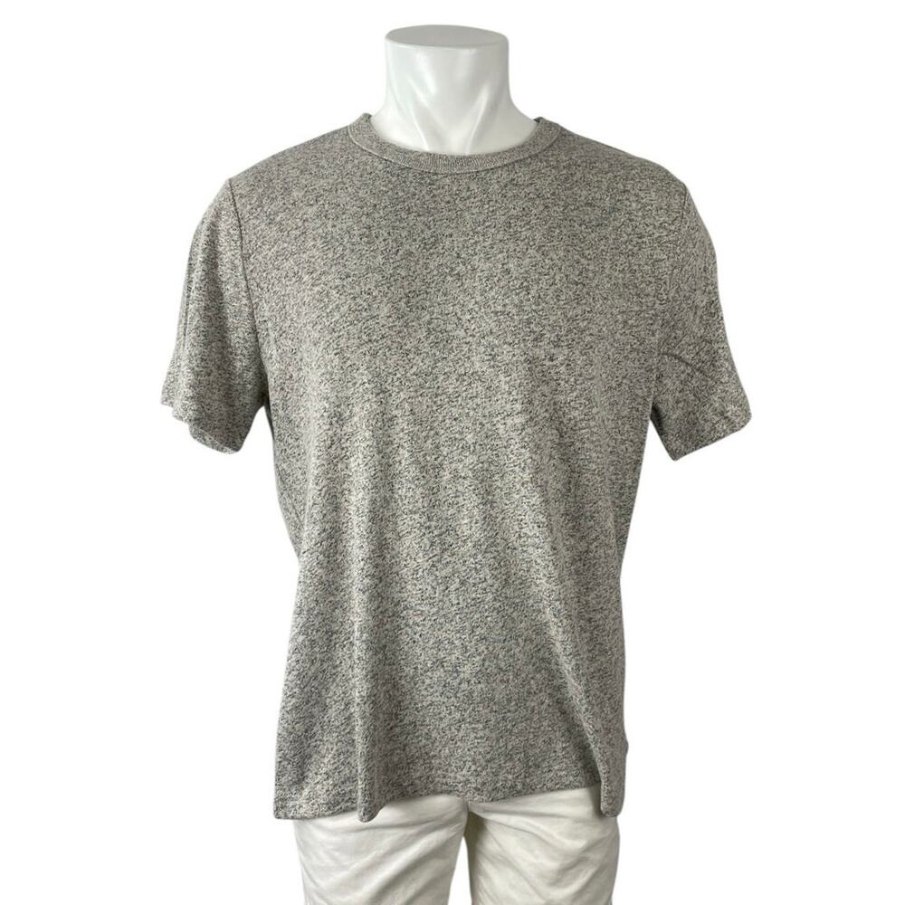 Old Navy Men's Gray Heather Short Sleeve Crew Neck Knit T Shirt Tee Top Size L